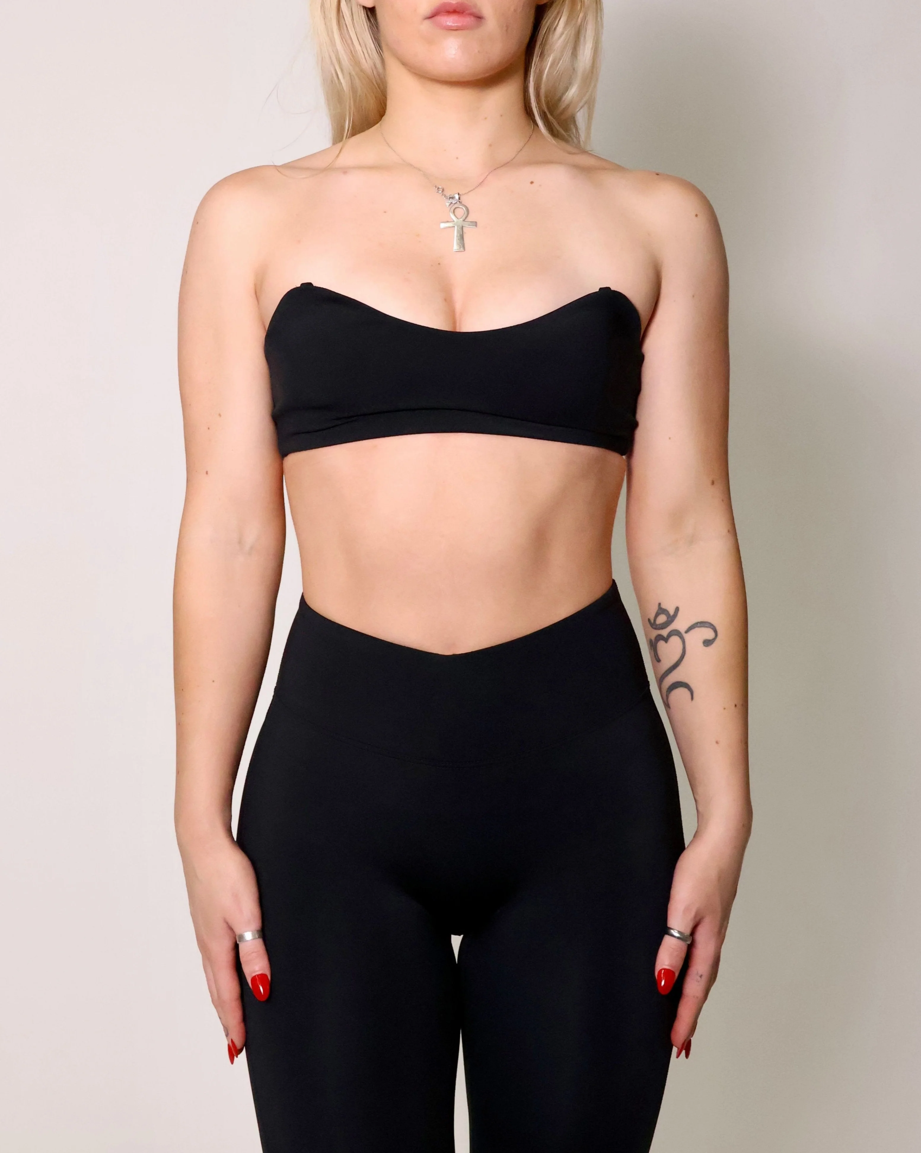 CORE 5 WAY CROP - BLACK - Image 6