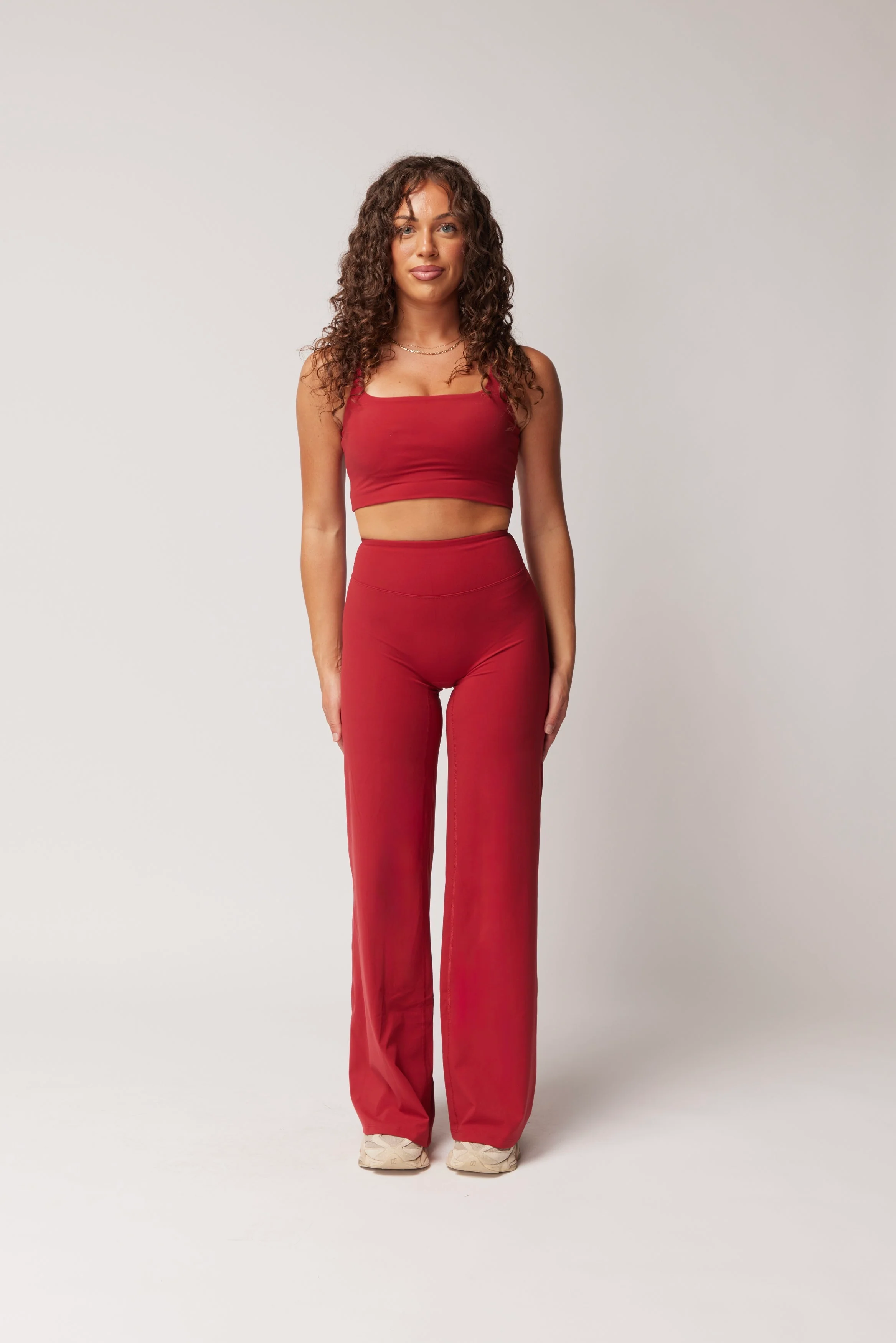 SIGNATURE STRAIGHT LEG PANTS (REG) - CHERRY RED - Image 3
