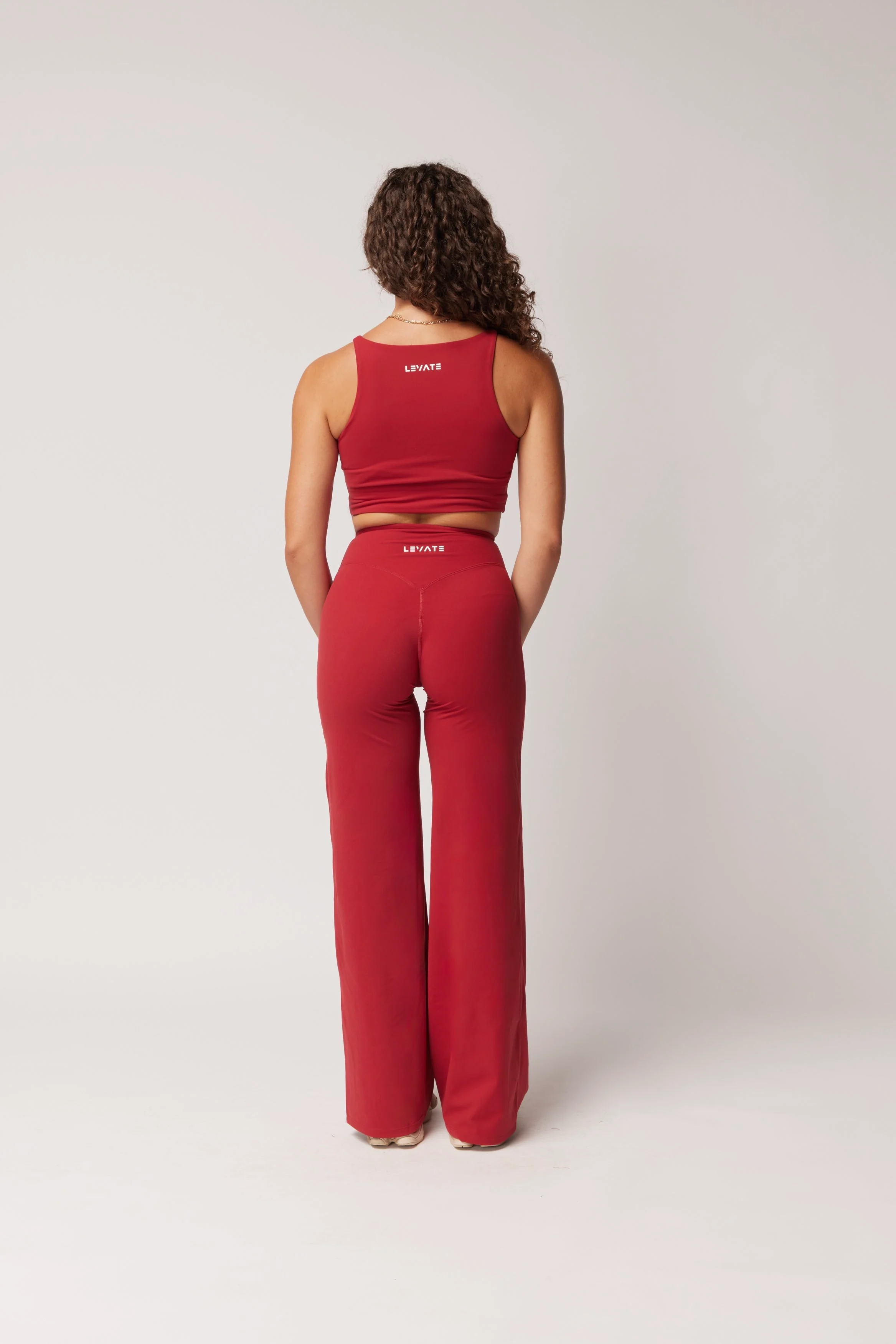 SIGNATURE STRAIGHT LEG PANTS (REG) - CHERRY RED - Image 4