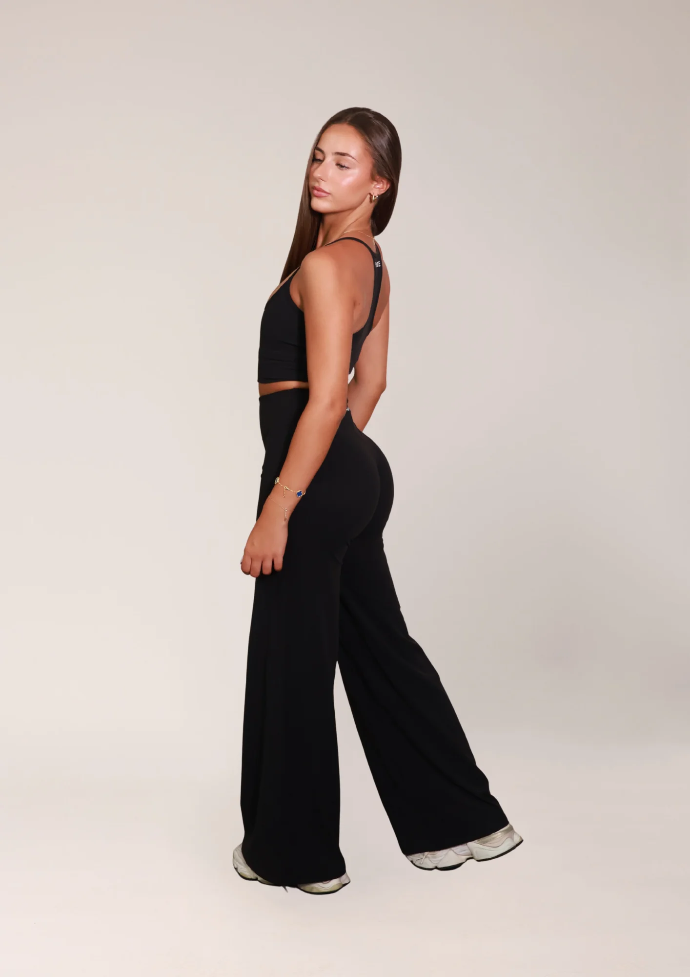 SIGNATURE STRAIGHT LEG PANTS (TALL) - BLACK - Image 4