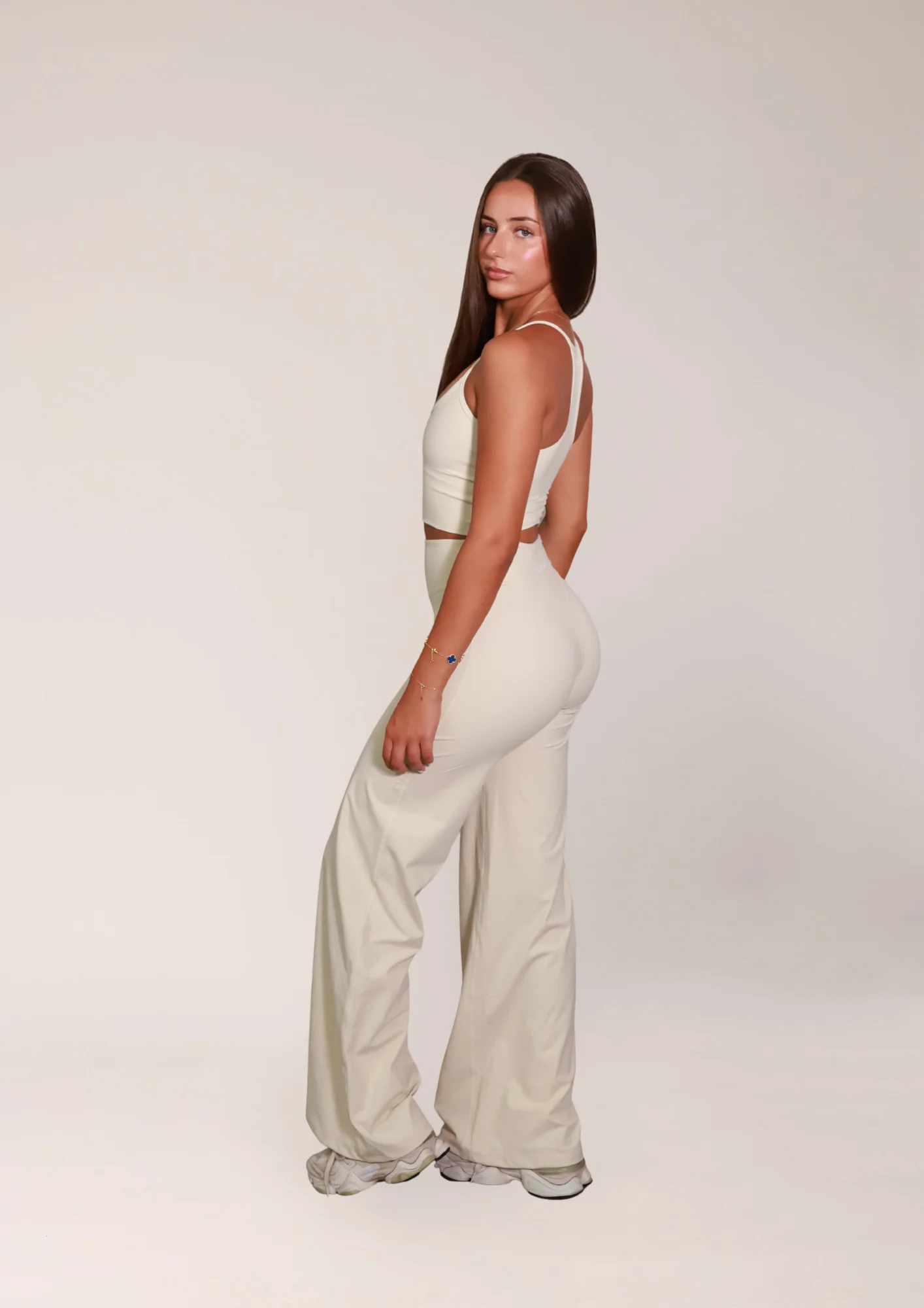 SIGNATURE STRAIGHT LEG PANTS (TALL) - BONE - Image 3