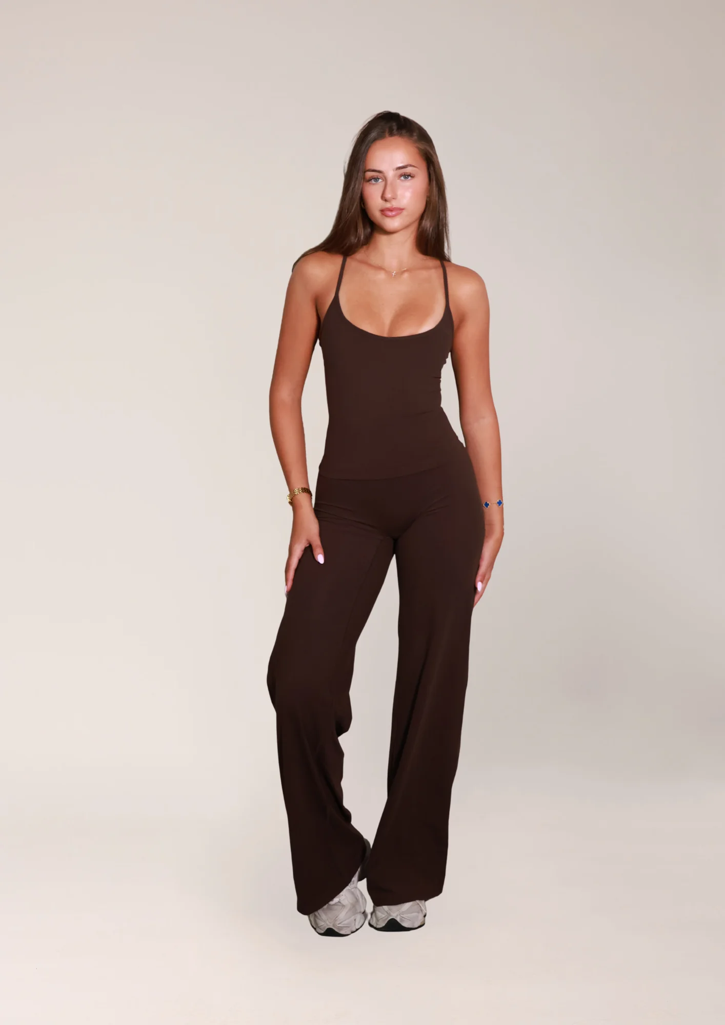 SIGNATURE STRAIGHT LEG PANTS (TALL) - ESPRESSO - Image 6